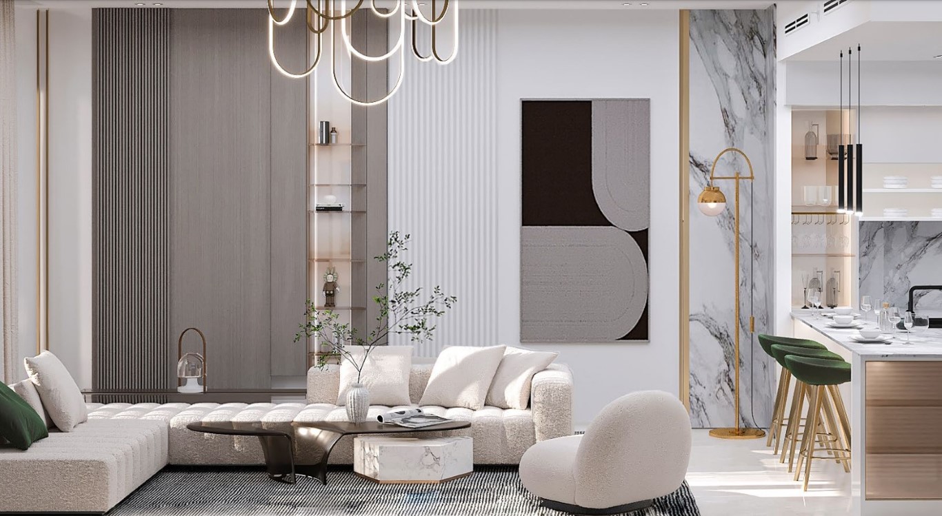 Modern residential complex Binghatti Emerald with 1+1, 2+1, 3+1 apartments in Dubai, UAE - Umbrella Group - Photo 12