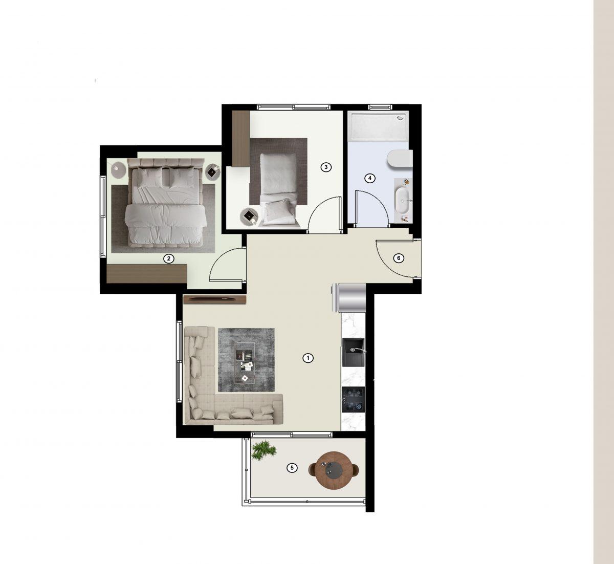 Modern project with 1+1 and 2+1 apartments in Mersin - Umbrella Group - Photo 38