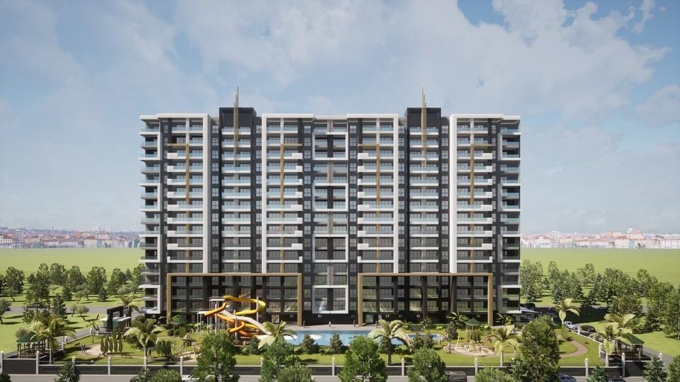 Cozy residential complex 200 m from the sea, Mersin town - Umbrella Group