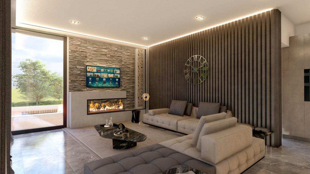 New design of villas in Northern Cyprus with sea and mountain views - Umbrella Group - Photo 8