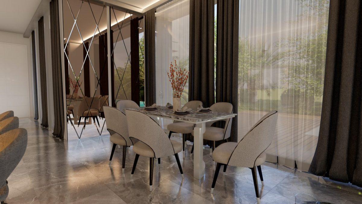 New design of villas in Northern Cyprus with sea and mountain views - Umbrella Group - Photo 13
