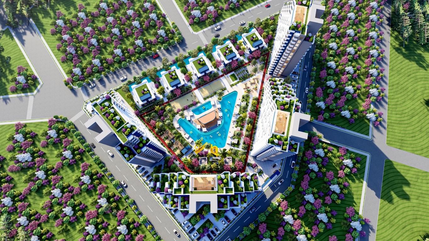 A new large-scale project in Mersin with the concept of "city in town", Tomyuk district - Umbrella Group - Photo 3
