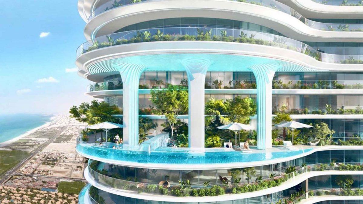 Damac Casa Tower luxury residential development with panoramic views of Palm Jumeirah and Dubai skyline - Umbrella Group - Photo 3