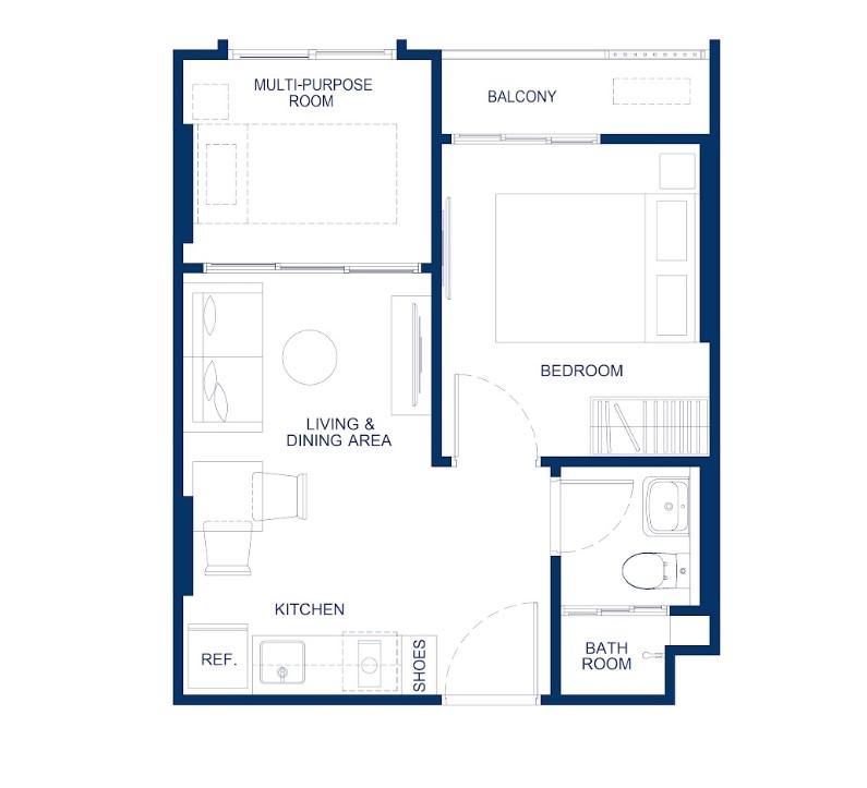 Low-rise complex with 1+1 and 2+1 apartments located in the center of Phuket - Umbrella Group - Photo 13