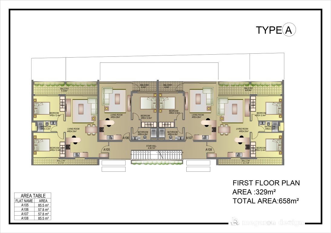 New design of villas in Northern Cyprus with sea and mountain views - Umbrella Group - Photo 17
