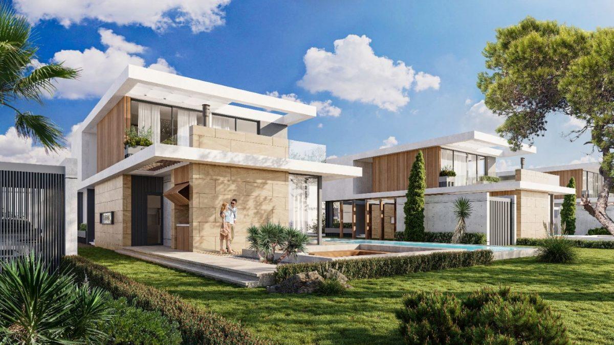 New design of villas in Northern Cyprus with sea and mountain views - Umbrella Group - Photo 6