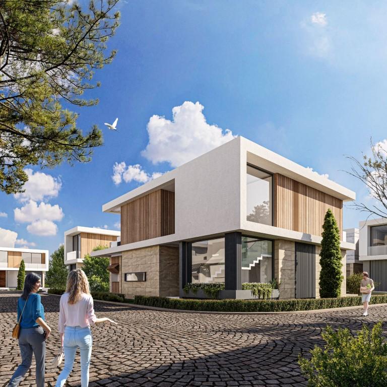 New design of villas in Northern Cyprus with sea and mountain views - Umbrella Group - Photo 5