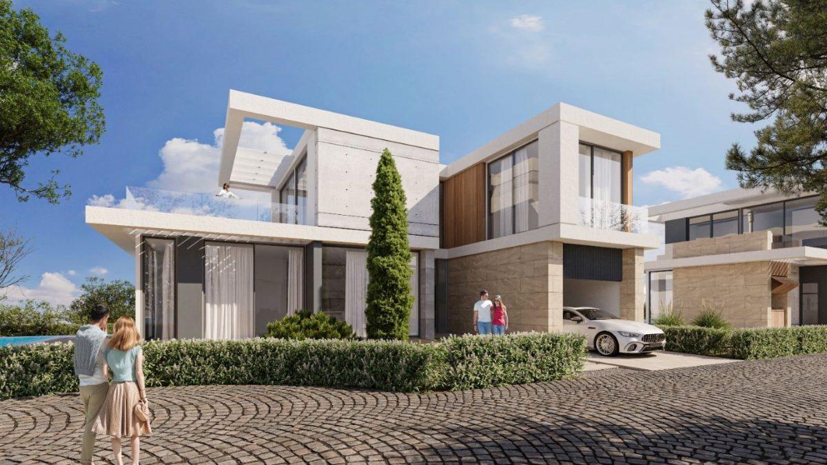 New design of villas in Northern Cyprus with sea and mountain views - Umbrella Group - Photo 4