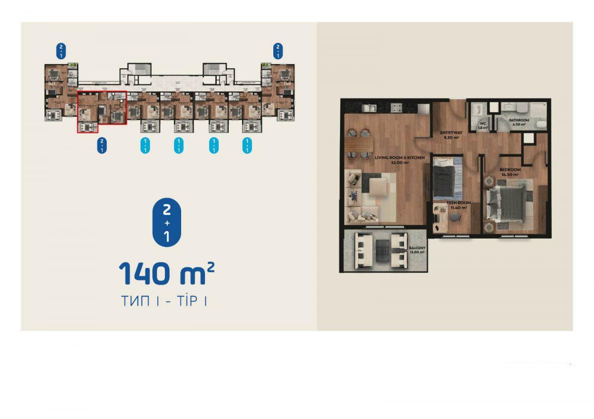 New multi-storey residential complex in walking distance to the sea, district Arpach Bahshish - Umbrella Group - Photo 22