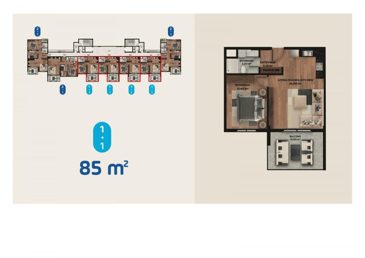 New multi-storey residential complex in walking distance to the sea, district Arpach Bahshish - Umbrella Group - Photo 21