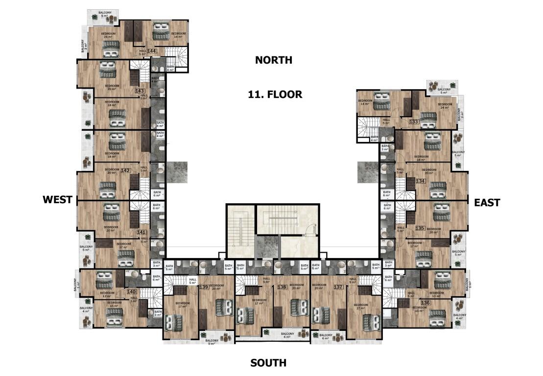 2+1 penthouse in Mahmutlar - Umbrella Group - Photo 22