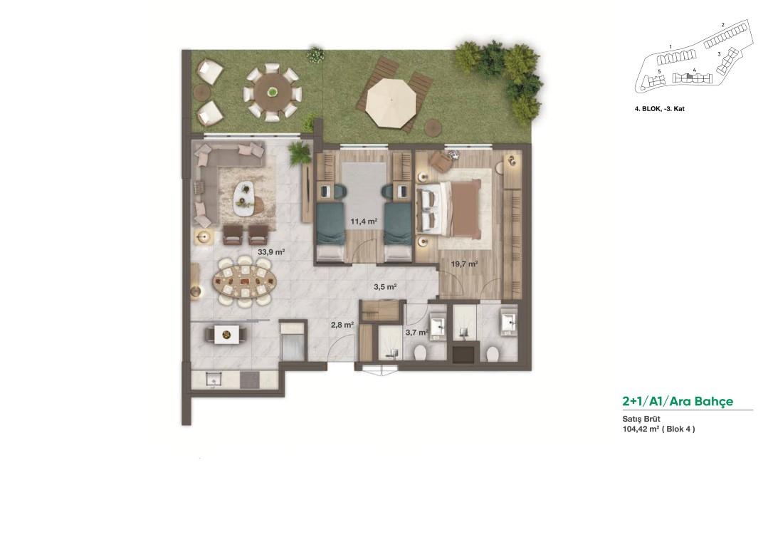 New project residential complex with large green space and many terraces - Umbrella Group - Photo 10