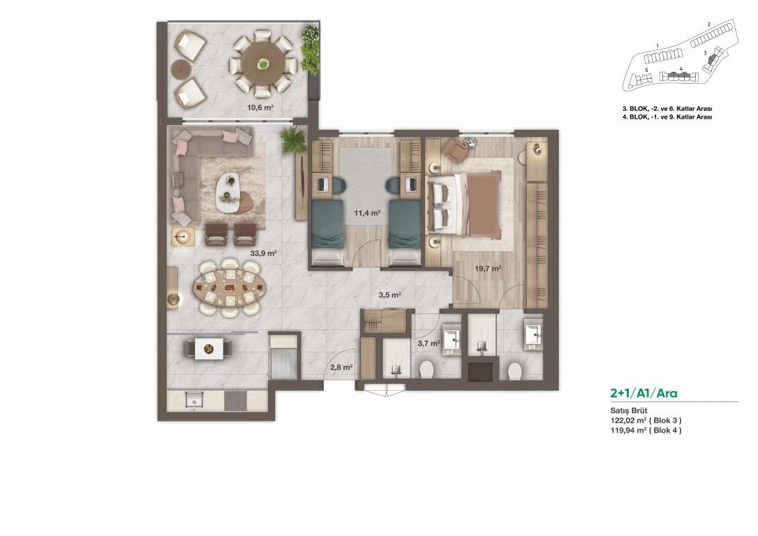 New project residential complex with large green space and many terraces - Umbrella Group - Photo 11