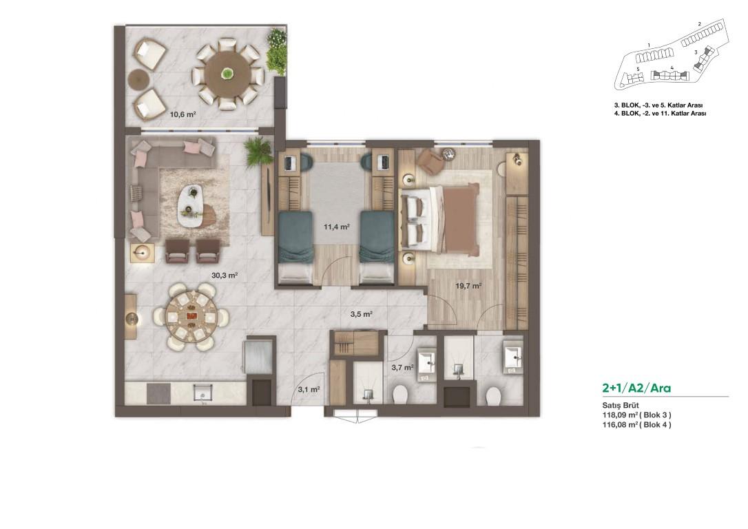 New project residential complex with large green space and many terraces - Umbrella Group - Photo 13