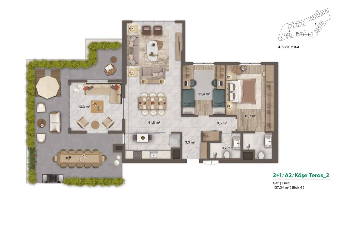 New project residential complex with large green space and many terraces - Umbrella Group - Photo 15