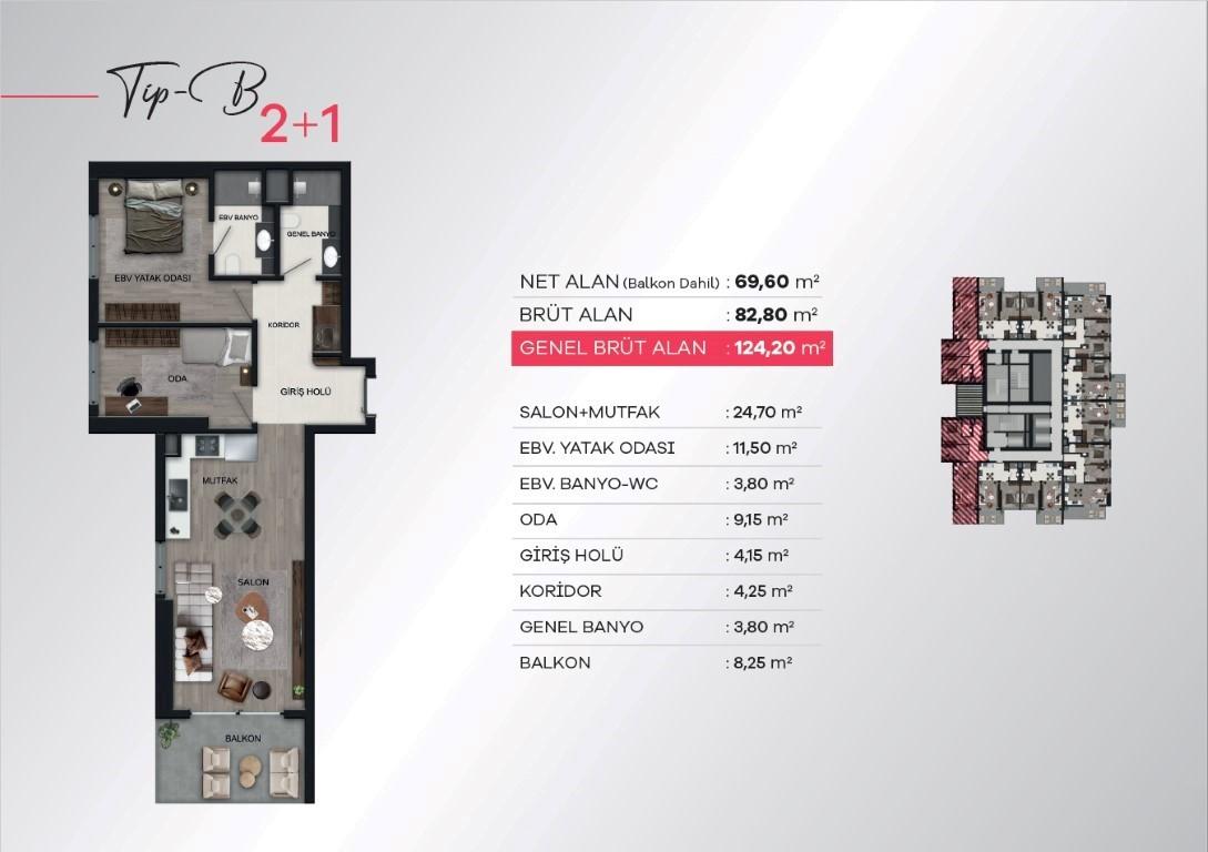 Prestigious residential complex in the center of Izmir, Konak district - Umbrella Group - Photo 16
