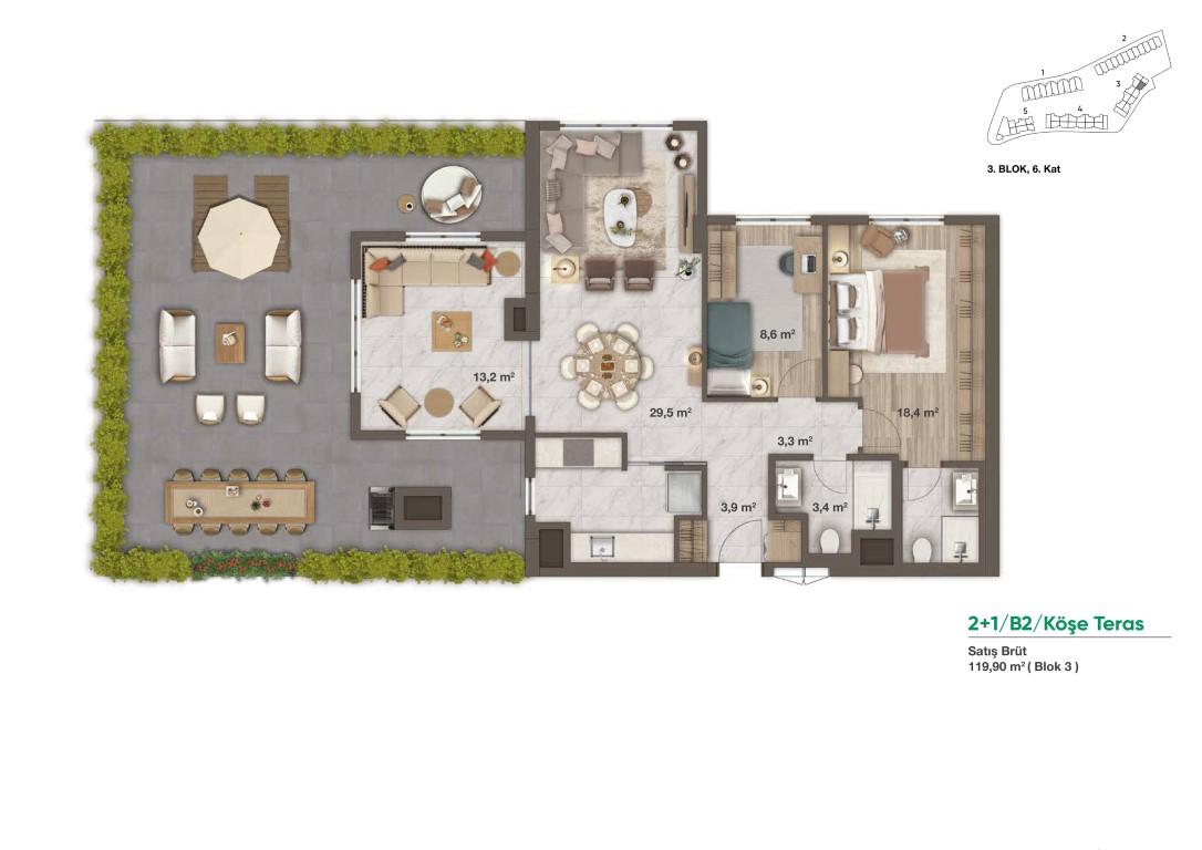 New project residential complex with large green space and many terraces - Umbrella Group - Photo 16