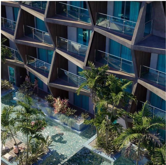Project of a residential complex with 1+1 apartments in Bali - Umbrella Group