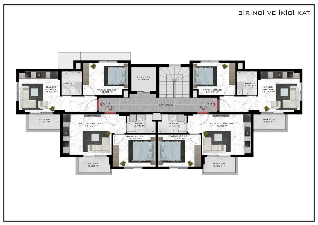 Apartments 2+1 and 1+1 in Gazipasa - Umbrella Group - Photo 20