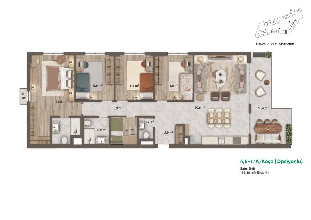 New project residential complex with large green space and many terraces - Umbrella Group - Photo 22