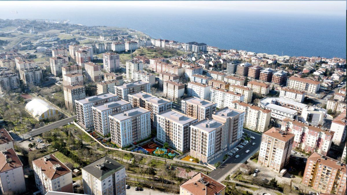 New modern project with 2+1 and 3+1 apartments in Istanbul - Umbrella Group