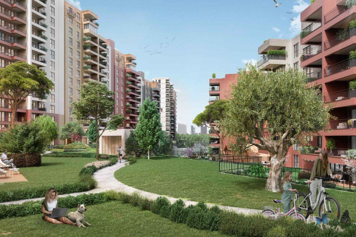 New project residential complex with large green space and many terraces - Umbrella Group - Photo 2