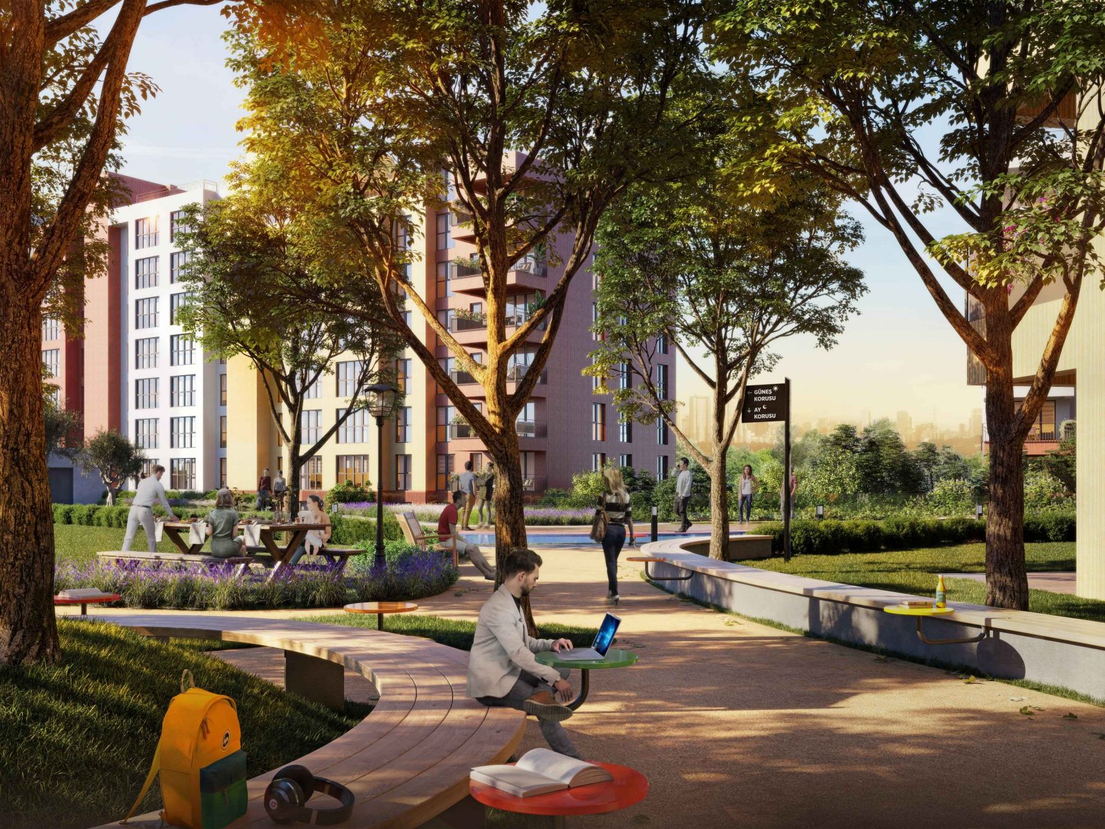 New project residential complex with large green space and many terraces - Umbrella Group - Photo 6