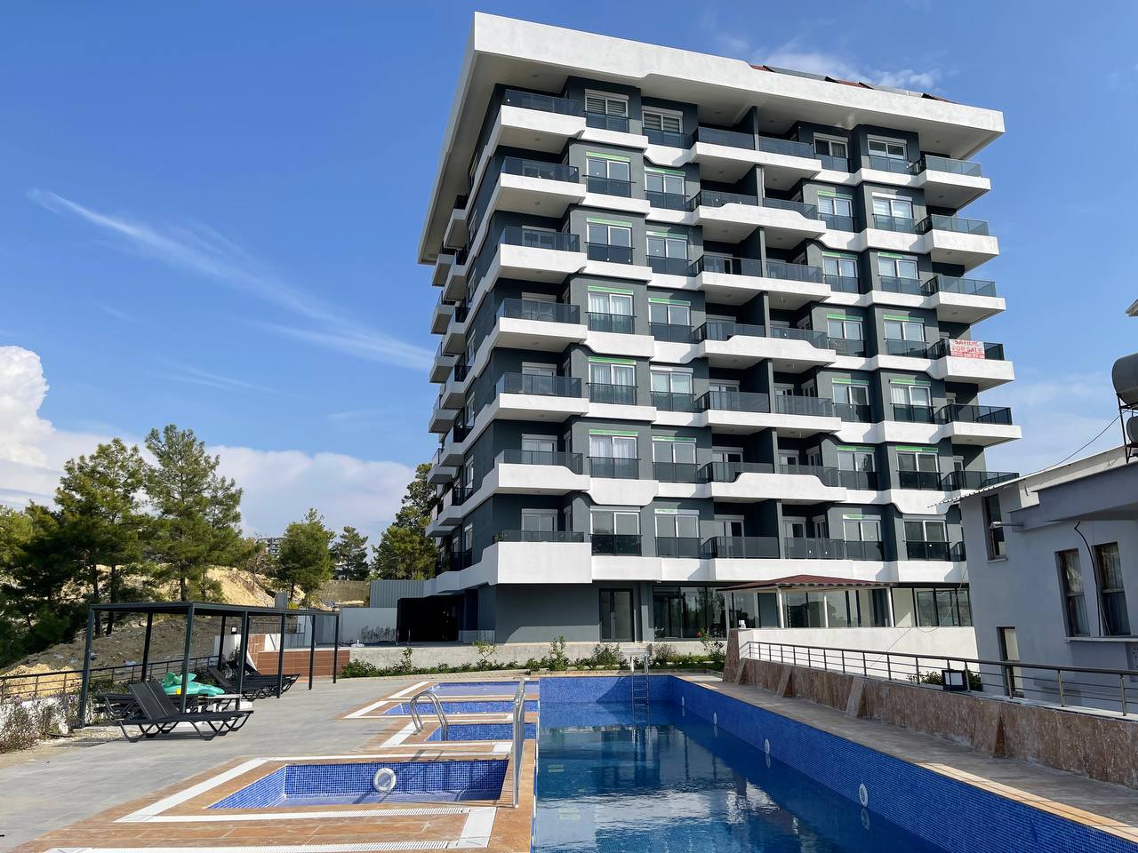 Three bedroom apartment with furniture in Avsallar - Umbrella Group
