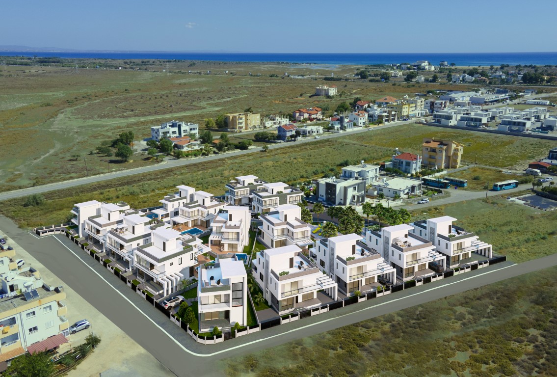 Villa complex with private pool in Northern Cyprus, Famagusta - Umbrella Group