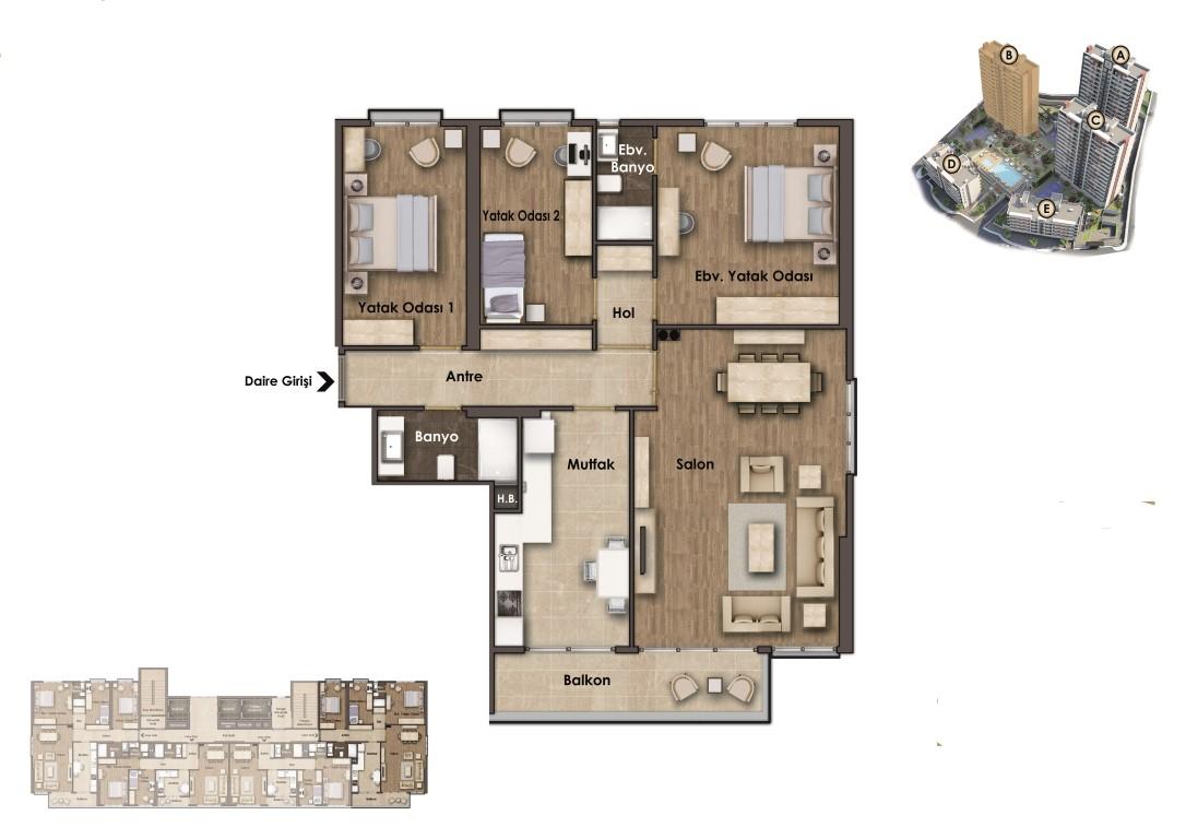 Residential complex in the Asian part of Istanbul district Cartal - Umbrella Group - Photo 8
