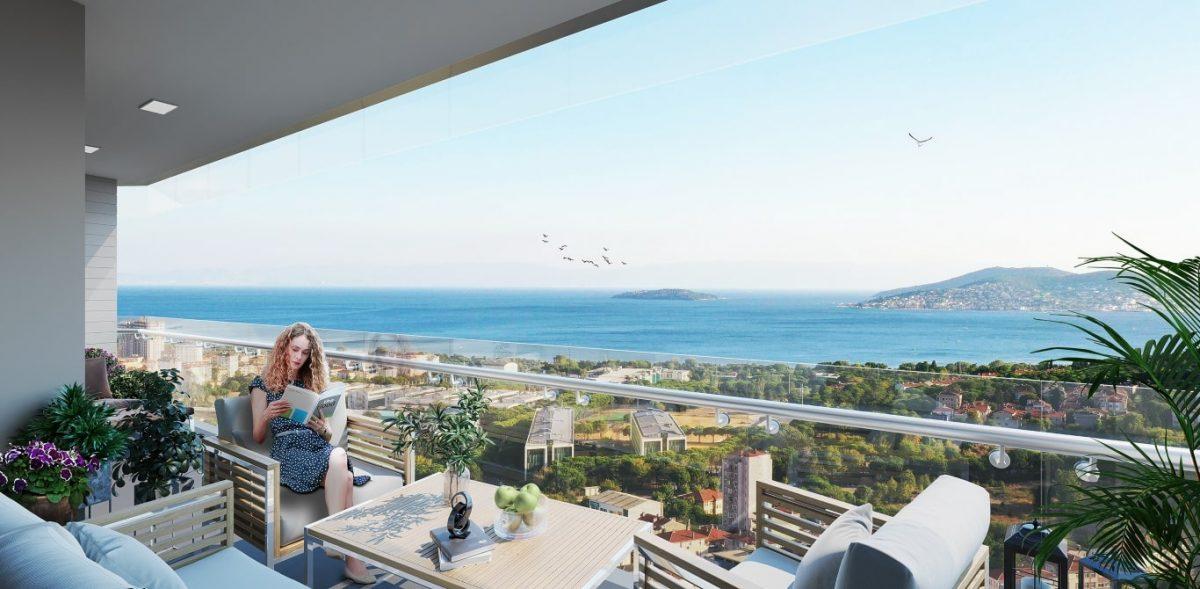 Panoramic views of the Marble Sea and city scenery in the heart of Istanbul, Maltepe district - Umbrella Group - Photo 12