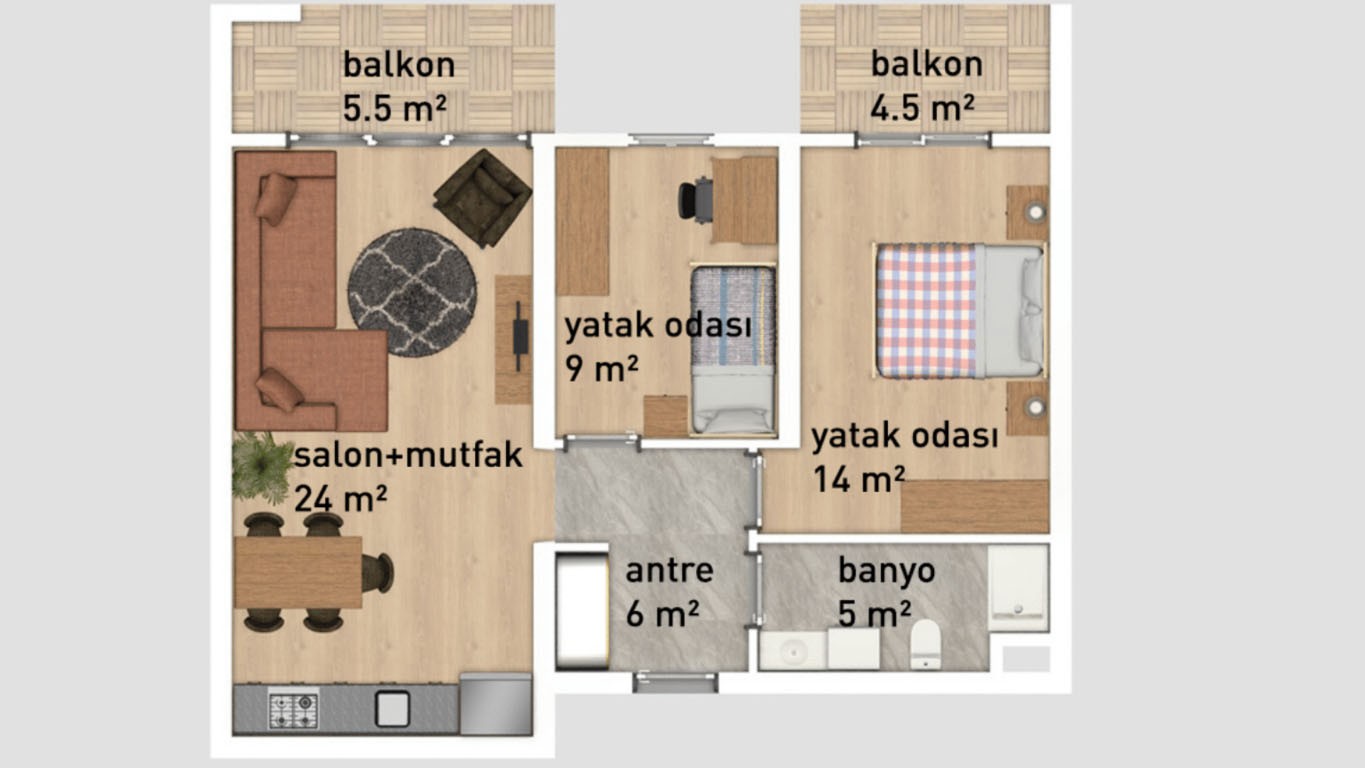 Large-scale project of the concept "city in the city", Yalova - Umbrella Group - Photo 26