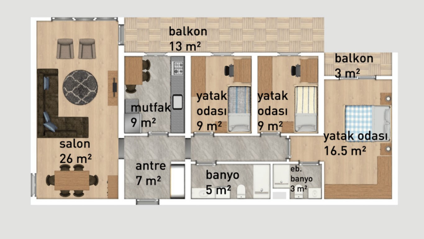 Large-scale project of the concept "city in the city", Yalova - Umbrella Group - Photo 27