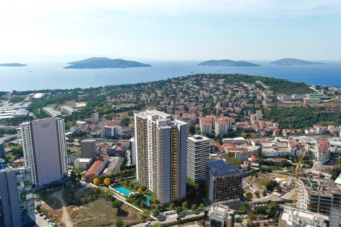 Panoramic views of the Marble Sea and city scenery in the heart of Istanbul, Maltepe district - Umbrella Group
