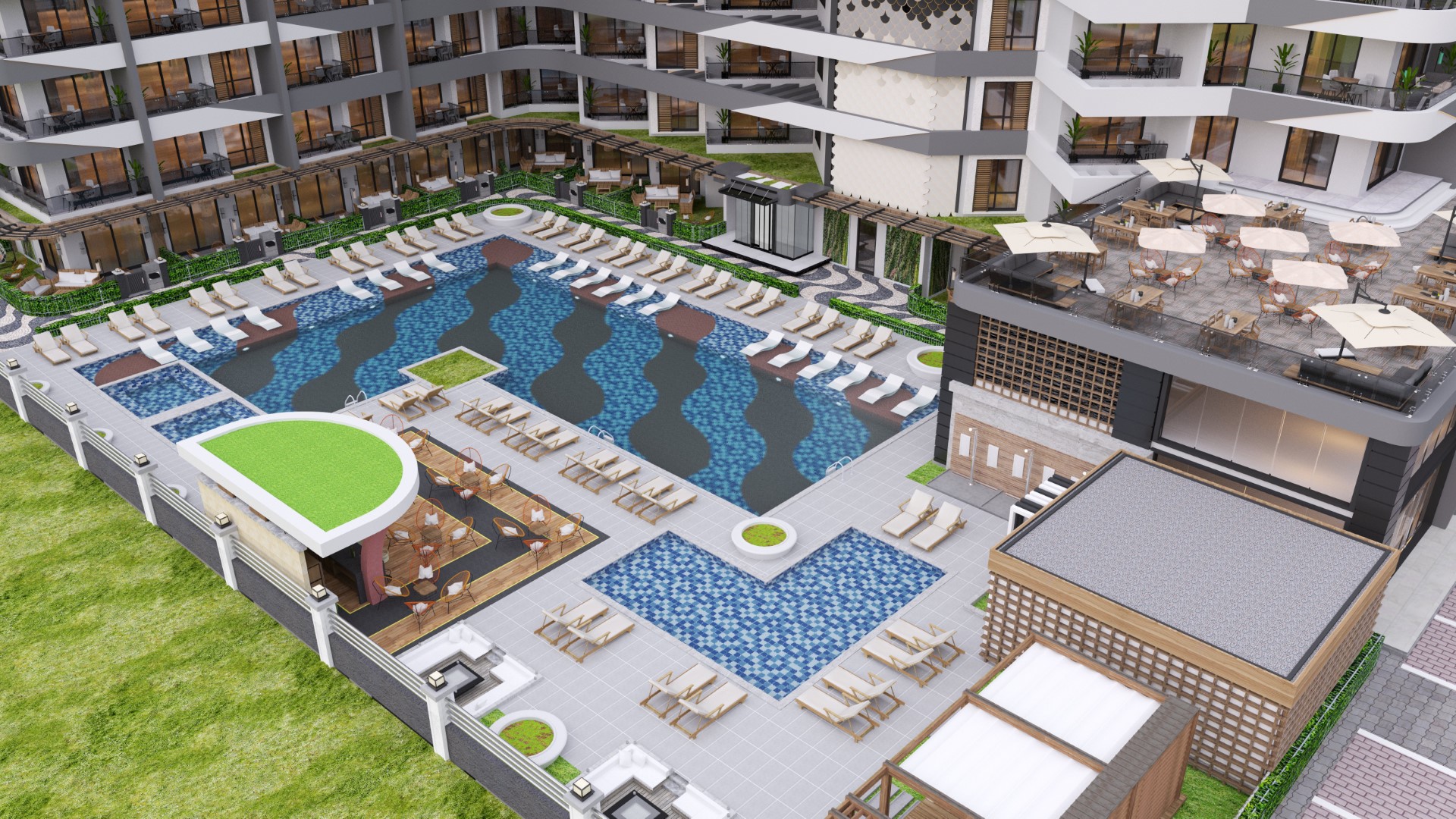 Residential complex on the first coastline in the area of Güselürt - Umbrella Group - Photo 8
