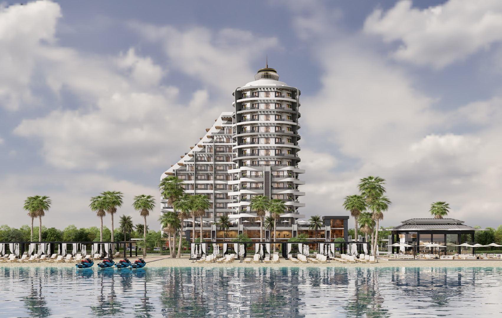 Residential complex on the first coastline in the area of Güselürt - Umbrella Group