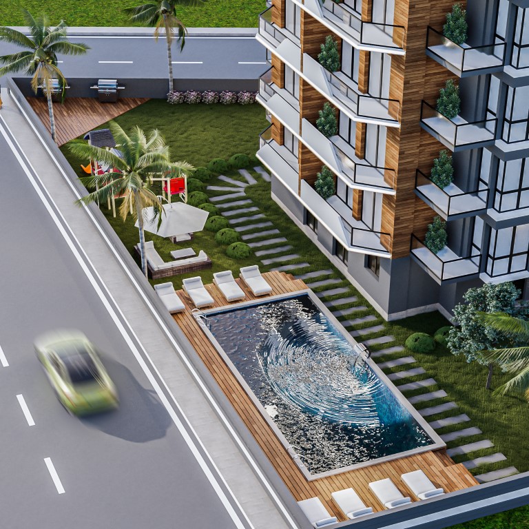 Residential complex under construction in Ayyash district, Mersin - Umbrella Group - Photo 6