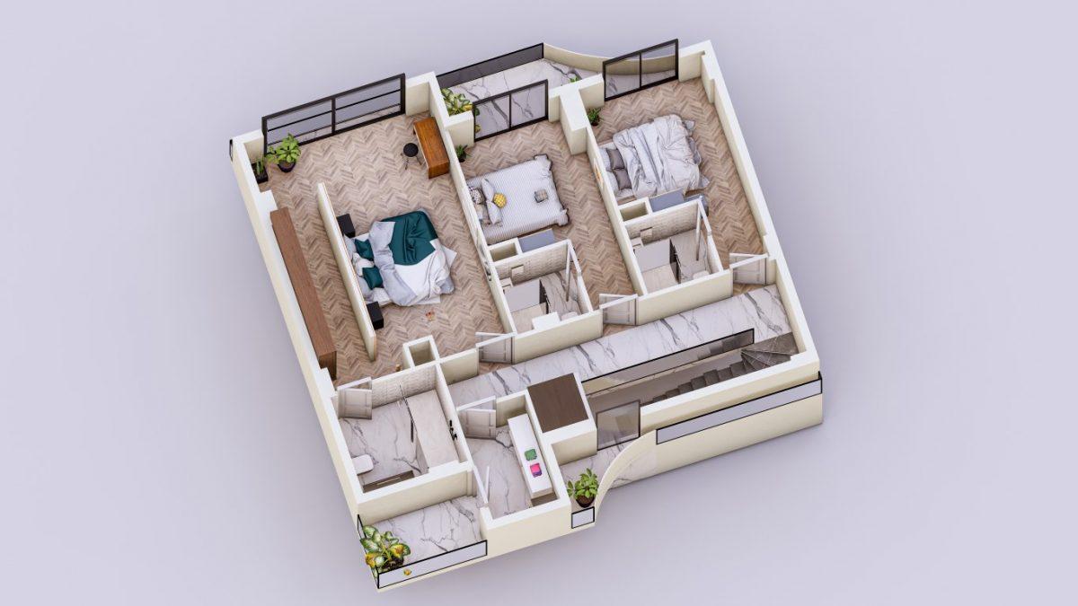 Complex villas in Mersin with private pool - Umbrella Group - Photo 6