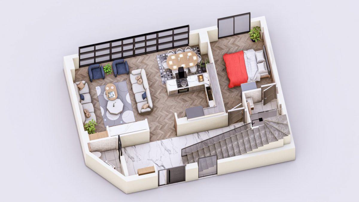 Complex villas in Mersin with private pool - Umbrella Group - Photo 4