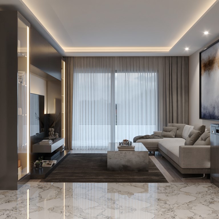 Residential complex under construction, with 1+1 and 2+1 apartments, Mersin - Umbrella Group - Photo 17