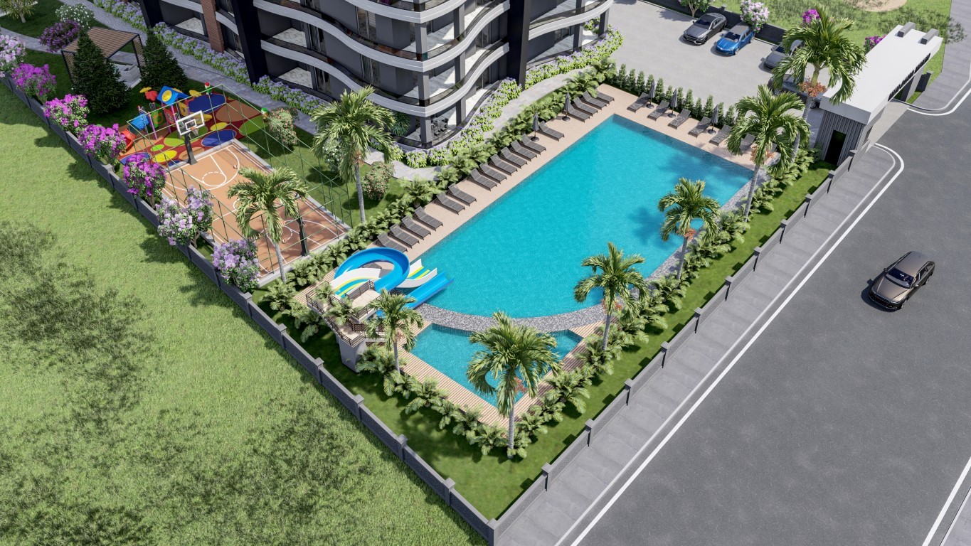 Residential complex under construction, with 1+1 and 2+1 apartments, Mersin - Umbrella Group - Photo 9