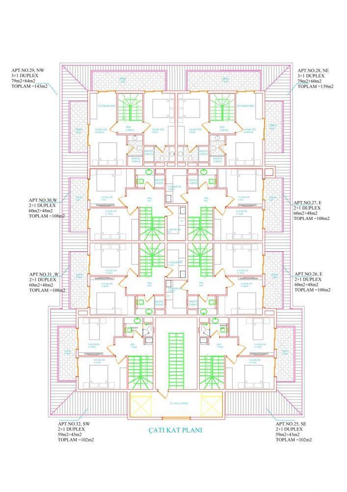 Penthouse planning 2+1 next to Cleopatra beach - Umbrella Group - Photo 12