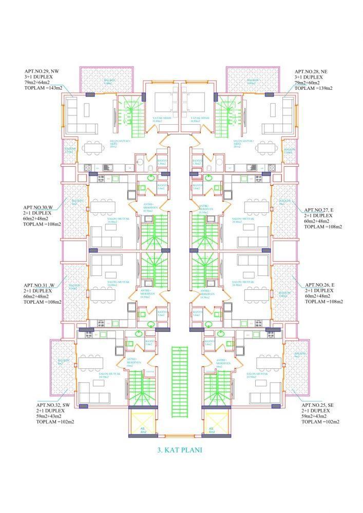 Penthouse planning 2+1 next to Cleopatra beach - Umbrella Group - Photo 13
