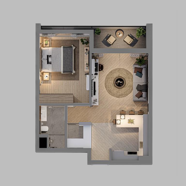 Apartments 1+1 and 2+1 in Antalya, Altyntas - Umbrella Group - Photo 13