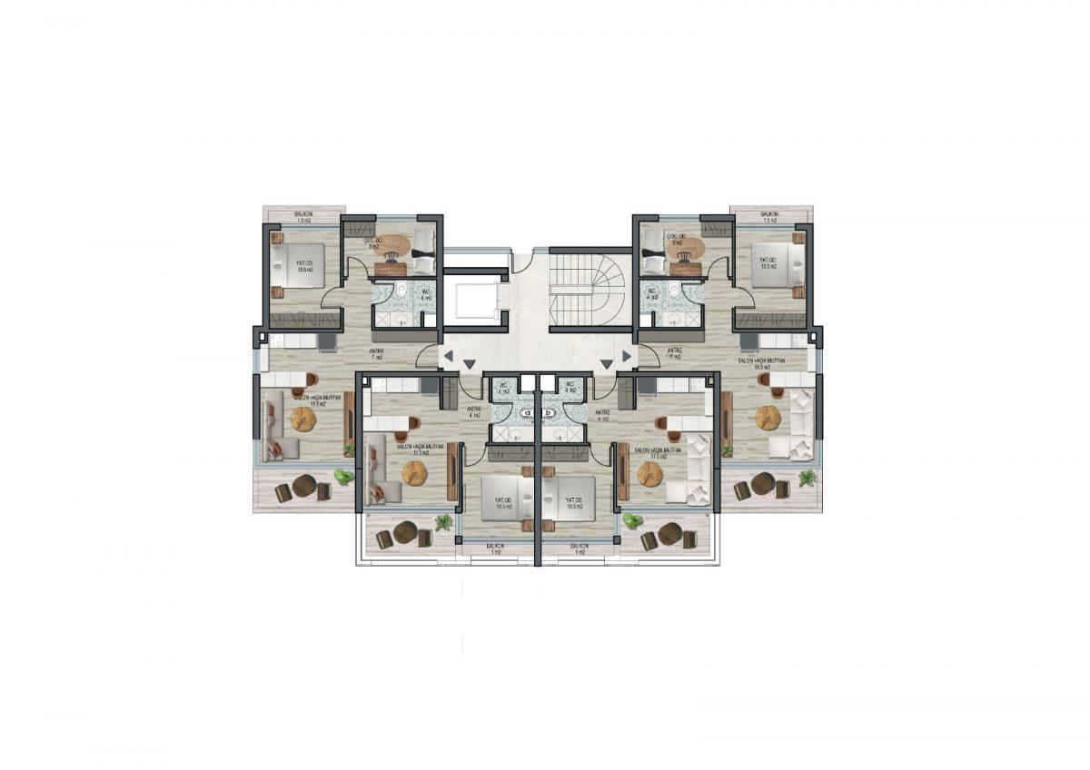 Comfortable residential complex in Antalya, Altyntash - Umbrella Group - Photo 9