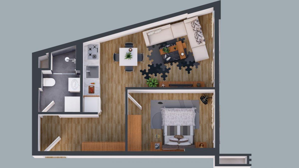 1+1 and 2+1 apartments under construction in Antalya - Umbrella Group - Photo 14