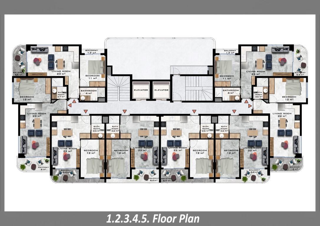 Project of a new residential complex in Gazipasha - Umbrella Group - Photo 14