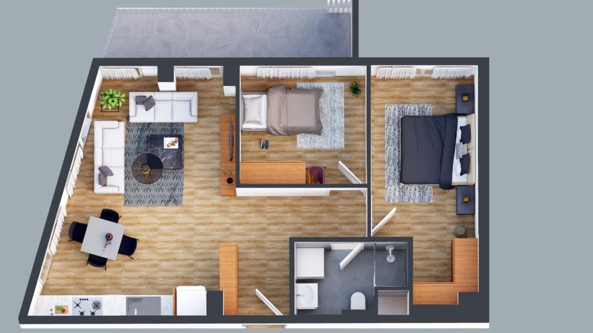 1+1 and 2+1 apartments under construction in Antalya - Umbrella Group - Photo 15