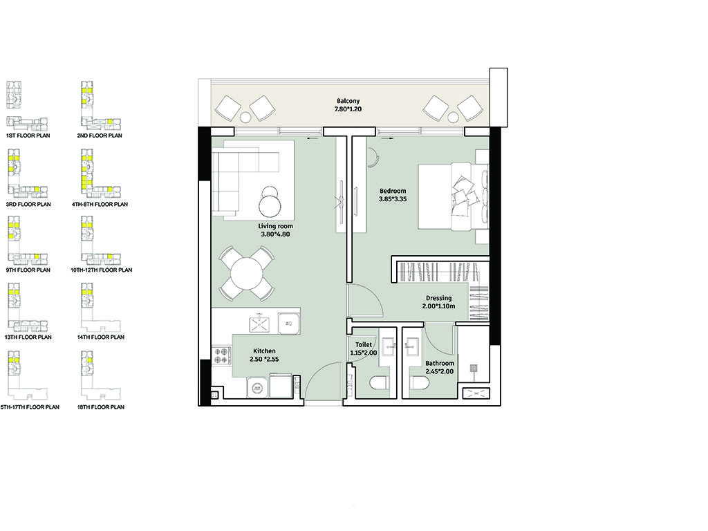 The cosy Jannat project located in the heart of Dubai - Umbrella Group - Photo 14