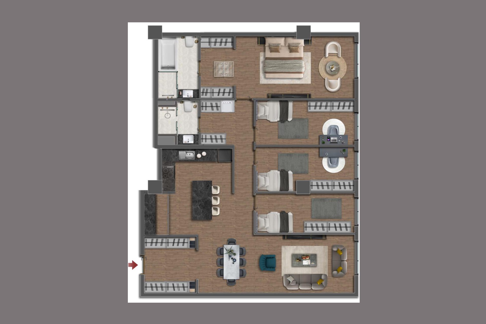 Residential complex with commercial premises in prestigious area of Istanbul - Umbrella Group - Photo 15